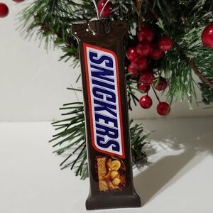 Snickers Candy Bar Collectible Christmas Ornament by Ruz